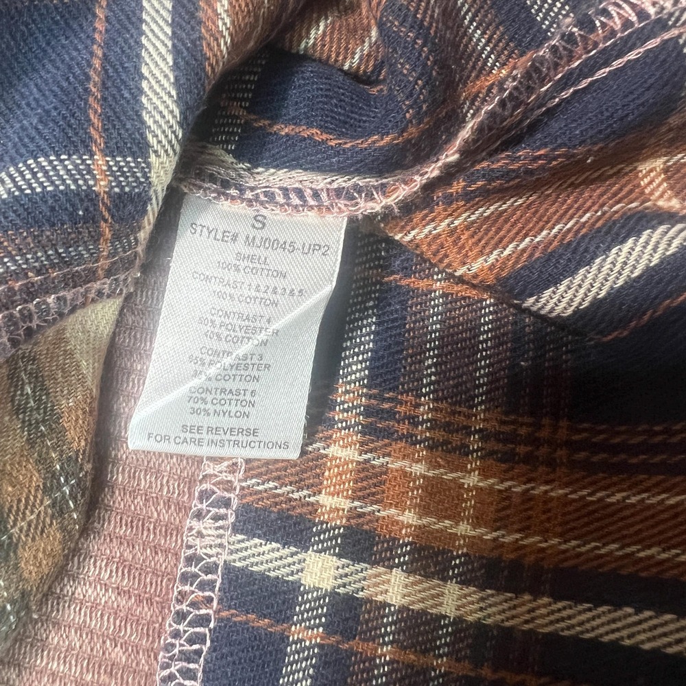 Oli &Hali Washed Patchwork Star Corduroy Jacket S – Plaid Flannel Boho Shacket R - Picture 11 of 16